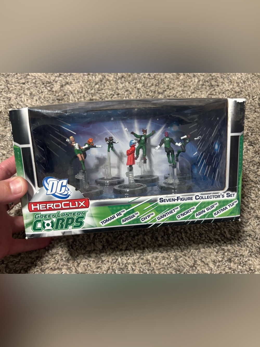 DC HeroClix Green Lantern Corps - 7 Figure Collector’s Set - New in box